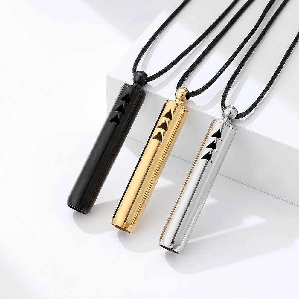 Title 4, 528Hz Driehoek Holle Ketting voor Ademhalingsme...