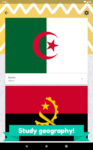 Africa countries quiz  -  flags, maps and capitals