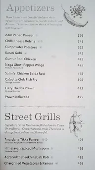 Bombay Brasserie menu 2