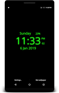 Digital Clock Live Wallpaper - Apps on Google Play