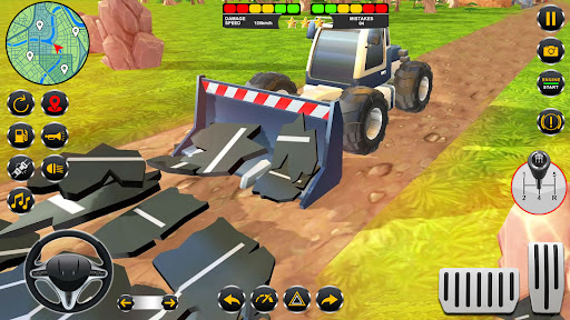 Screenshot Road Construction Excavator 3D