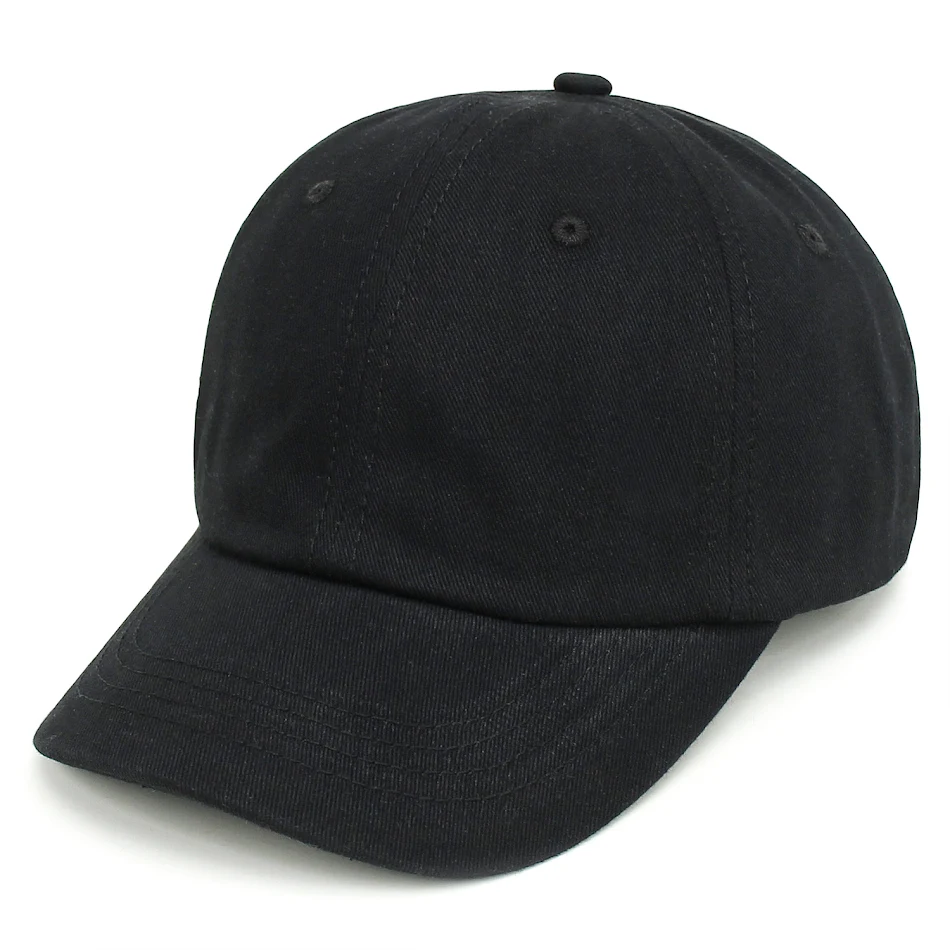 Chapeau de soleil à bord incurvé de couleur unie assorti pour loisirs de plein air pour enfants