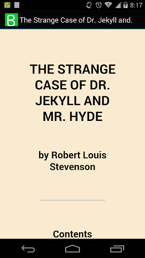 Dr. Jekyll and Mr. Hyde