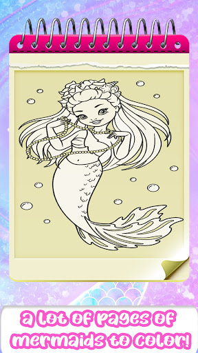 Screenshot Mermaid Coloring Book for Girl