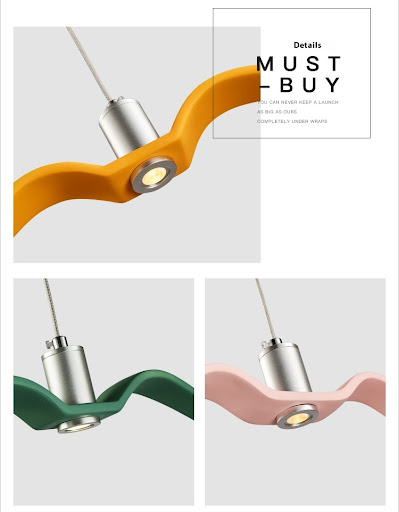 Title 4, Lampadario LED nordico personalizzato Postmoder...