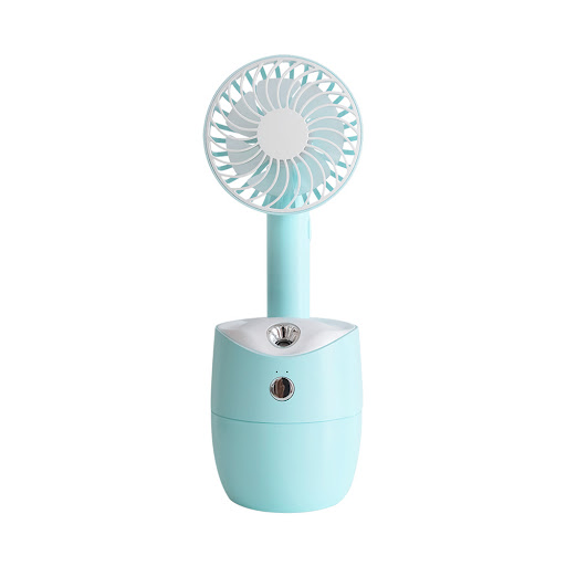 Title 7, USB mini humidifier fan for desk, creates cool ...