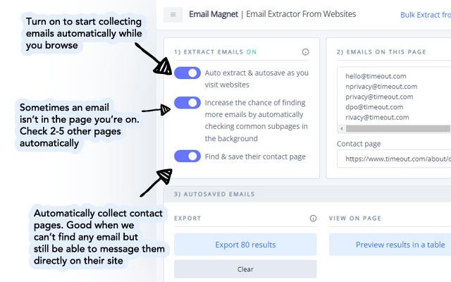 Email Extractor From Websites | Email Magnet Preview image 4