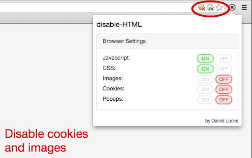 disable-HTML