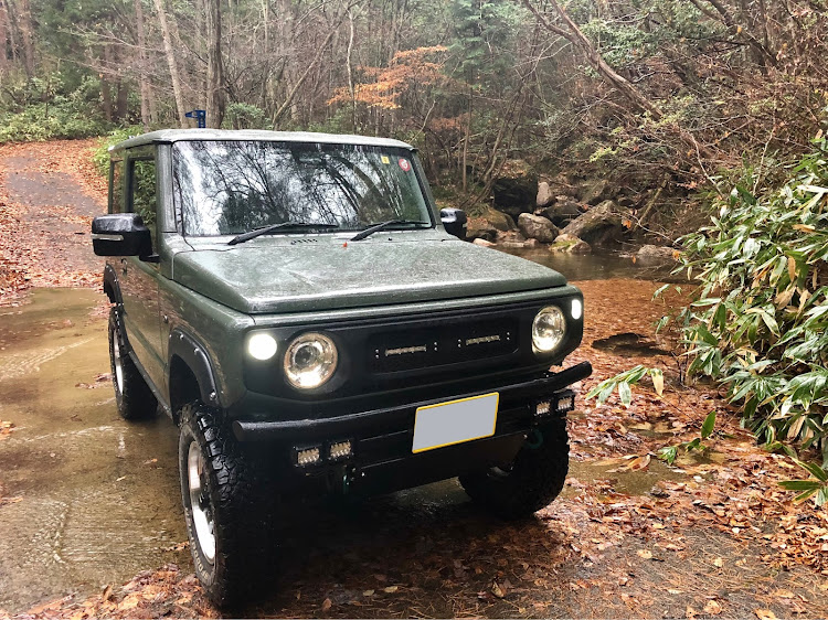 ジムニーの奥滝山峡・石ケ谷峡・ツーリングオフ会・紅葉🍁終わってだす🤣🤣🤣に関するカスタム事例の投稿画像19枚目