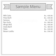 Aggarwal Sweets menu 1