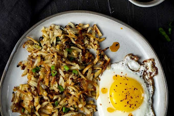 Crispy Hash Browns (Spicy Asian Style)