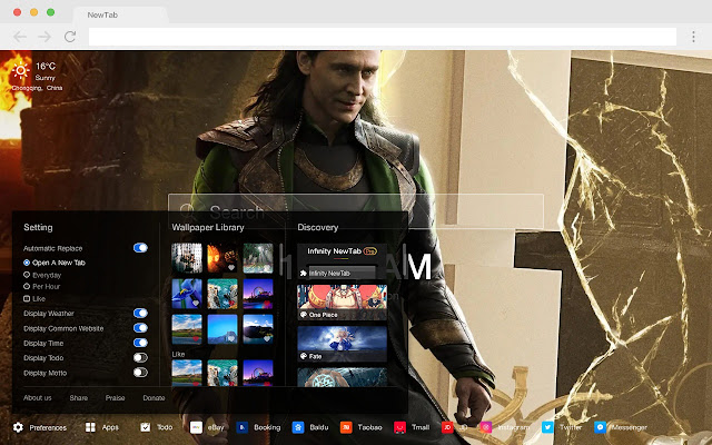 Thor Popular Movies New Tabs HD Themes