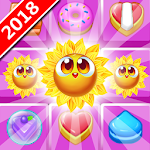 Cover Image of Tải xuống cookie sunflower : match 3 puzzle 1.2.8 APK