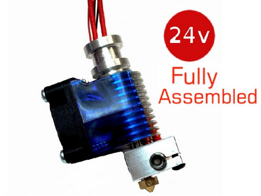 CLEARANCE - E3D All-metal v6 HotEnd Fully Assembled 3.00mm Direct (24v)