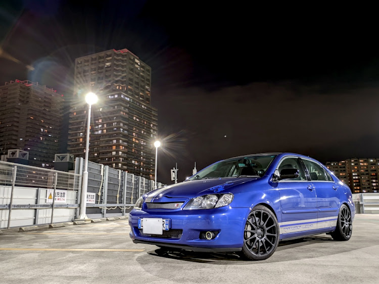 カローラのカローラ・ZZE122・夜景撮影・夜景と愛車に関するカスタム事例の投稿画像1枚目