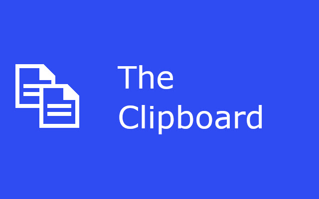 The Clipboard chrome extension