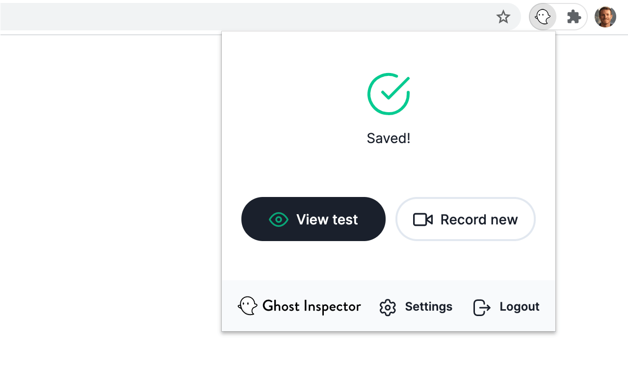 Ghost Inspector - Web Test Recorder Preview image 7