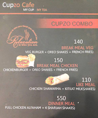 Cupzo Cafe menu 2