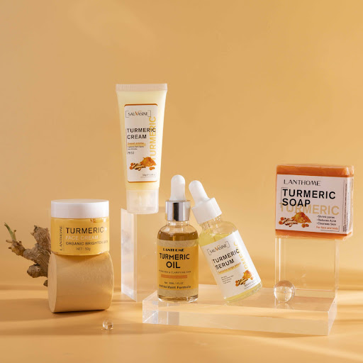 Title 3, Turmeric 5-Piece Moisturizing Care Suit for rad...