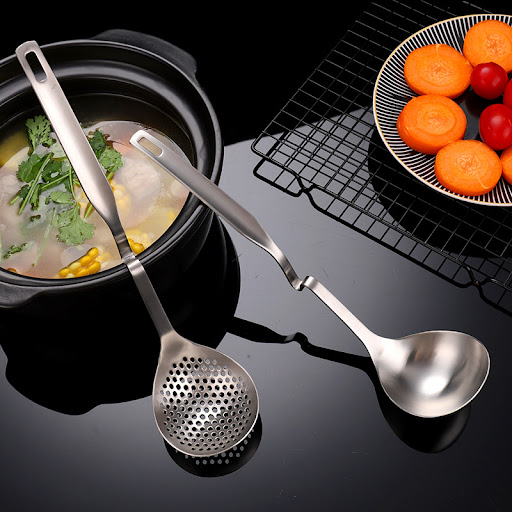 Title 5, Stainless Steel Colander for Porridge with Wall...