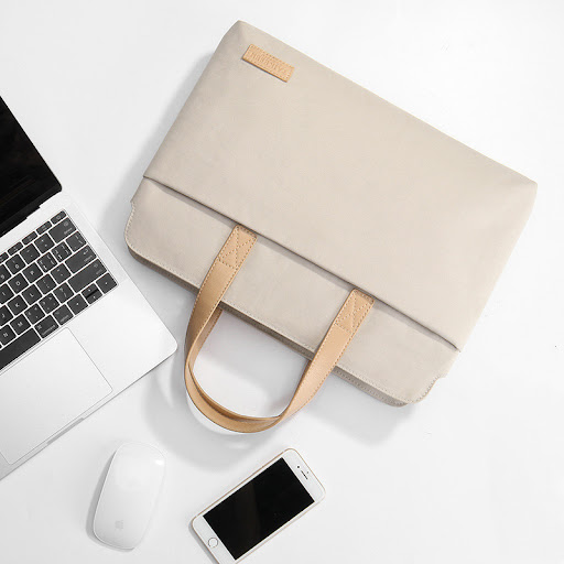 Title 7, Pure Color Simple Notebook Laptop Bag Stylishly...