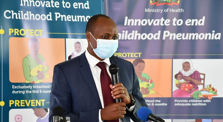 Dr Andrew Mulwa who is the acting director for Medical Services at the Health ministry.