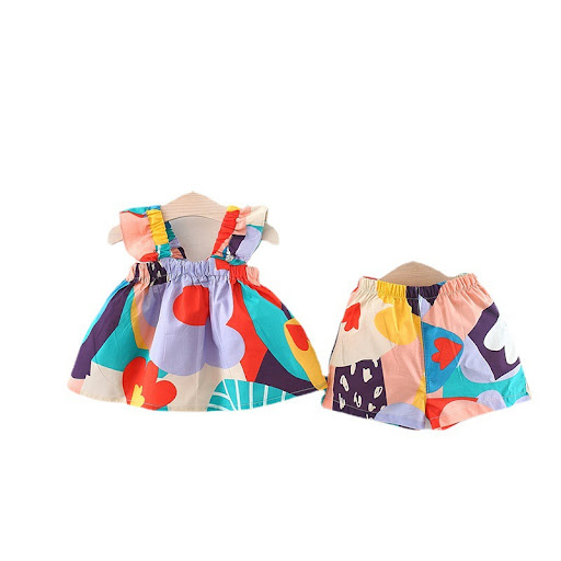 Title 5, Childrens Fashionable Overall Dress Set. Comfo...