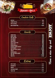 Magadi's Chat Cart & Rolls menu 4