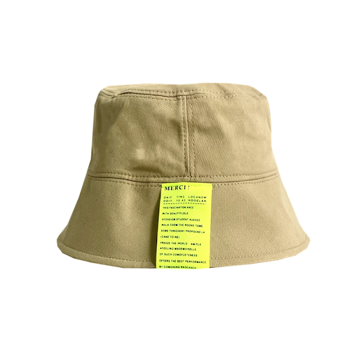 Title 1, All-match Sunshade Letter Label Fisherman Hat