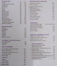 Corner House Ice Cream menu 5