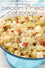 Southern Bacon-Fried Cabbage by Jamie @ Love Bakes Good Cakes was pinched from <a href="http://www.lovebakesgoodcakes.com/2016/08/southern-bacon-fried-cabbage.html" target="_blank">www.lovebakesgoodcakes.com.</a>