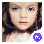 Lovely Angel Baby Girl theme & HD wallpapers  Icon