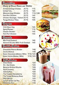 The Tangy Cafe menu 1