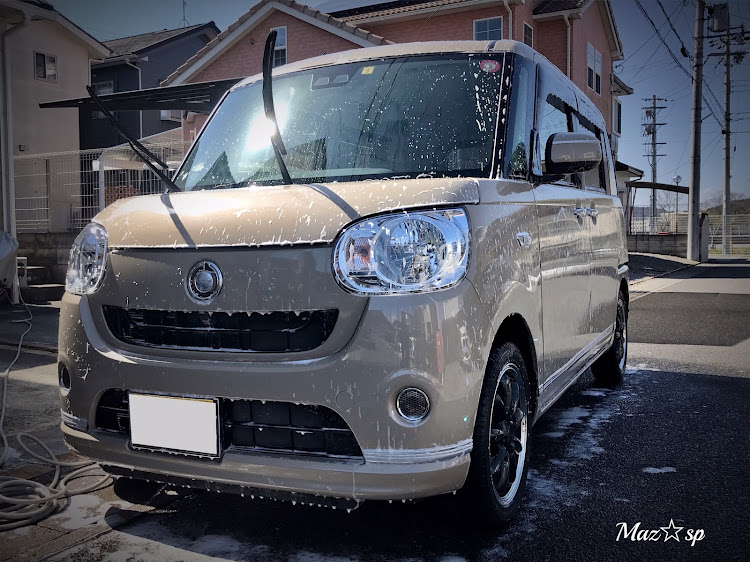 ムーヴキャンバスの洗車・BOLA SOLUTION P17・シュアラスターカーシャンプー1000・DIYに関するカスタム事例の投稿画像1枚目