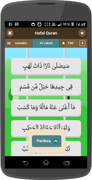 Android application Hafal Quran screenshort