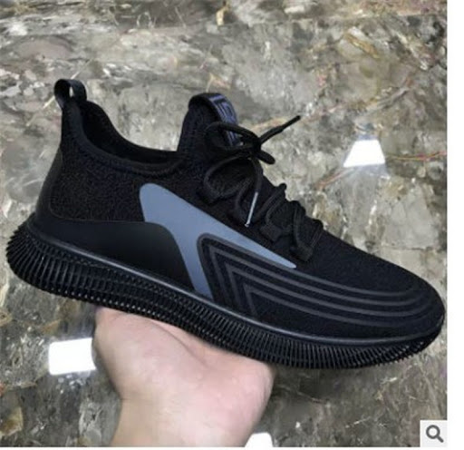 Title 8, Trendy Breathable Mesh Sneakers. Flying Woven C...