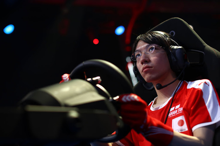 Shogo Yoshida (Gilles Honda V12) of Japan competes in the Nations Cup during the Gran Turismo 2019 World Tour event at Pavillon Gabriel on March 15, 2019 in Paris, France.