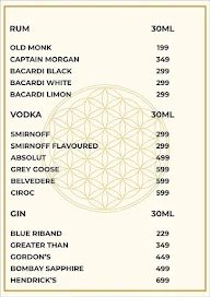 Orion Boho Botany Bar menu 4