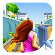 Subway Princess Tricky Surf Rush 3D  Icon