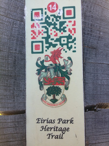 Eirias Park Heritage Trail Marker 