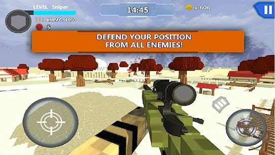 Cube Wars Battle Survival MOD (Unlimited Move) 2