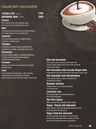 The Chocolate Room menu 1