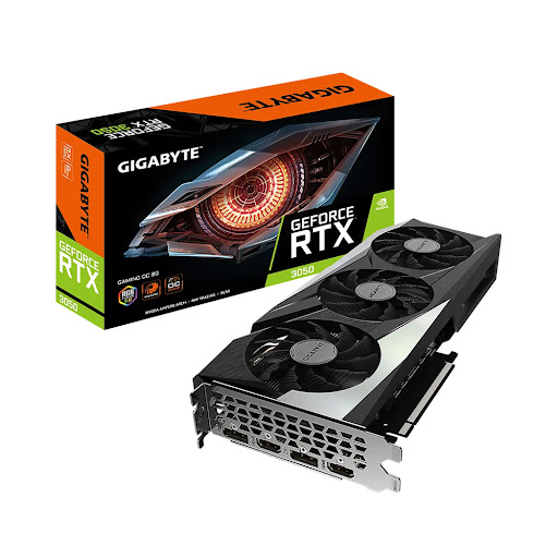 Card màn hình GIGABYTE GeForce RTX 3050 GAMING OC 8GB GDDR6 (GV-N3050GAMING OC-8GD)