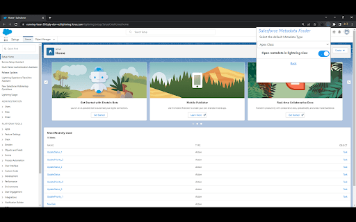 Salesforce Metadata Finder