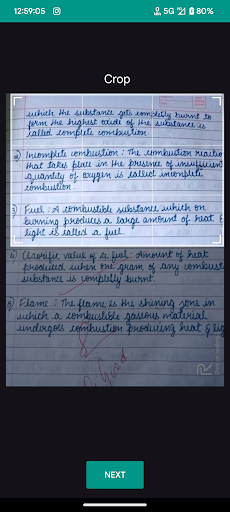 Screenshot Handwriting to Text Generator