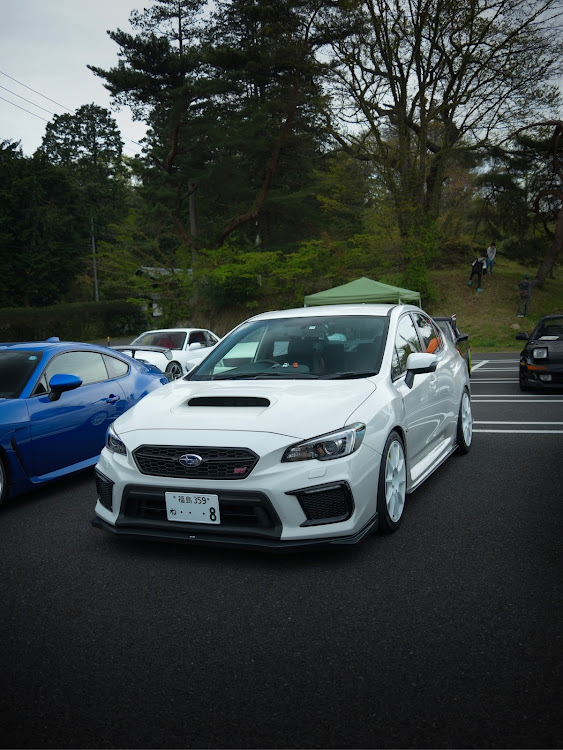 WRX STIのオフ会・黄砂まみれ・福島県・モーターファンフェスタ2024に関するカスタム事例の投稿画像3枚目
