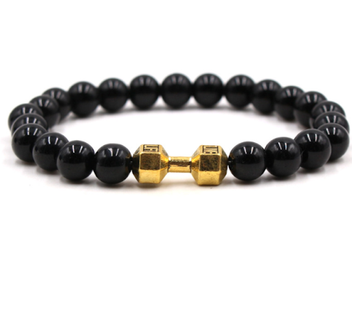 Title 9, 8mm Black Matte Volcanic Stone Beads for Aromat...