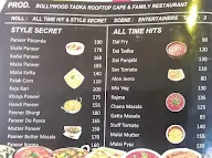 Bollywood Tadka menu 2