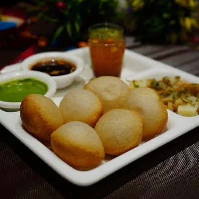 Suji Gol Gappe [1 Plate, 5 Pieces]