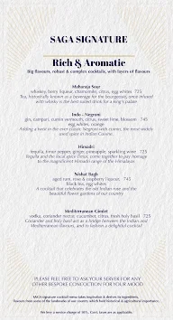 Saga - Cuisines Of India menu 6